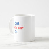 Bester Finanzexperte Kaffeetasse (Vorderseite Links)