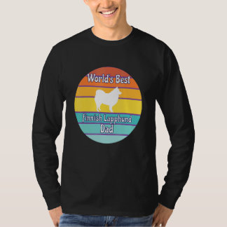 Bester finnischer Lapphund-Vater der Welt T-Shirt