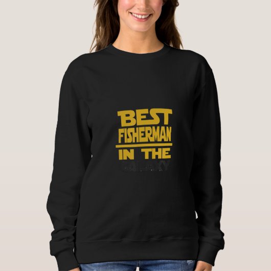 Bester Fischer in der Galaxie Sweatshirt (Vorderseite)
