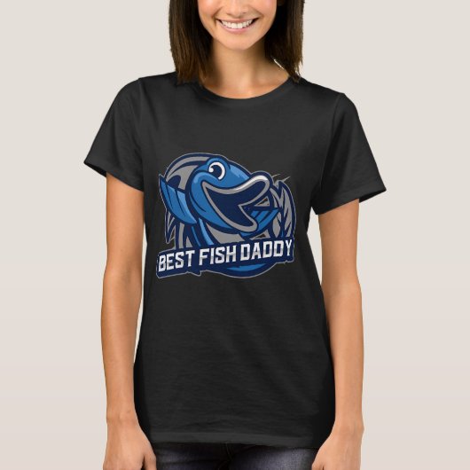 Bester Fischpapa T-Shirt (Vorderseite)