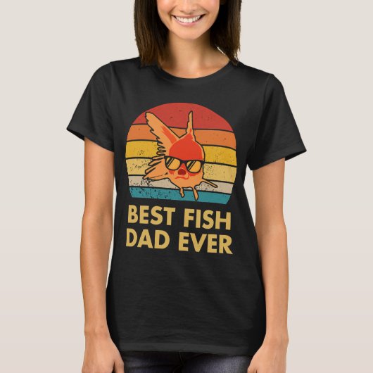 Bester Fischvater überhaupt T-Shirt (Vorderseite)