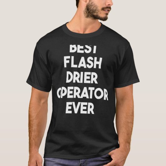 Bester Flash-Treiber-Betreiber T-Shirt (Vorderseite)