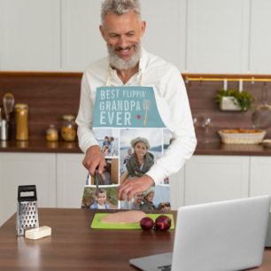 Bester Flippin-Großvater je FotoCollage Schürze