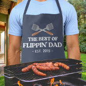 Bester Flippin Vater Spatula Funny Retro Schürze