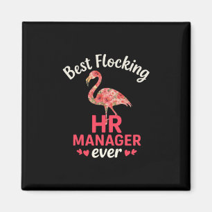 Bester flockender HR-Manager ever Funny Sommerferi Magnet