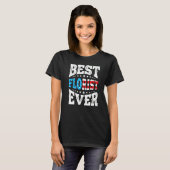Bester Florist Floristen 4. vierter Juli USA Ameri T-Shirt (Vorne ganz)