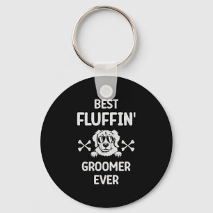 Bester Fluffin' Groomer Ever Fur Künstler Dog Groo Schlüsselanhänger