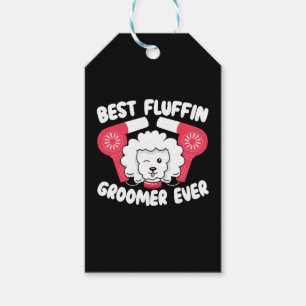 Bester Fluffin Groomer je Hund wächst Pelzkünstler Geschenkanhänger