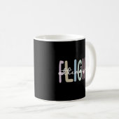 Bester Flug Attendant Wertschätzung Stewardess Kaffeetasse (VorderseiteRechts)