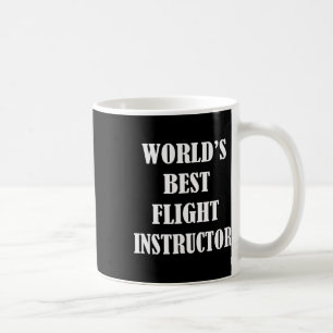 Bester Fluglehrer der Welt - CFI-Pilot-Lehrer Kaffeetasse