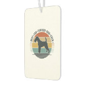 Bester Fox Terrier-Vater überhaupt Vintage-Hund-Sh Autolufterfrischer (Links)