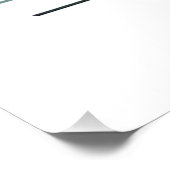 Bester Fox Terrier-Vater überhaupt Vintage-Hund-Sh Poster (Ecke)