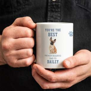 Bester Französischer Bulldoggen-Vater   Foto und I Kaffeetasse
