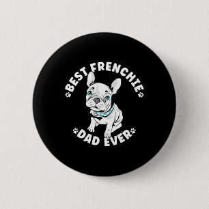 Bester französischer Vater je amerikanischer Bulld Button