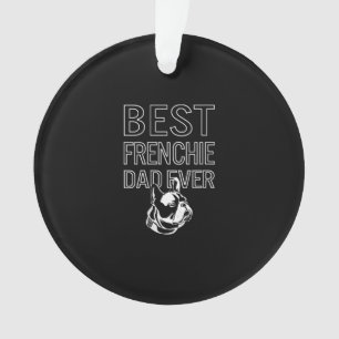 Bester französischer Vater je Daddy French Bulldog Ornament