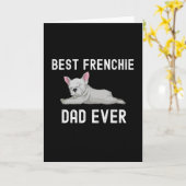 Bester französischer Vater je Karte (Gelbe Blume)