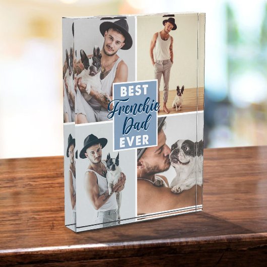 Bester französischer Vater je Vatertag Fotoblock