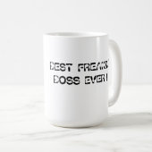 BESTER FREAKIN CHEF ÜBERHAUPT KAFFEETASSE (VorderseiteRechts)