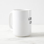 BESTER FREAKIN CHEF ÜBERHAUPT KAFFEETASSE (Vorderseite Links)