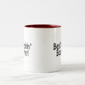 Bester Freakin Chef überhaupt Zweifarbige Tasse (Mittel)