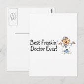 Bester Freakin Doctor je Postkarte (Vorne/Hinten)