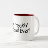 Bester Freakin Ehemann überhaupt Zweifarbige Tasse (VorderseiteRechts)