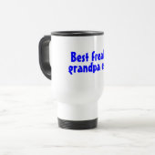 Bester Freakin Großvater überhaupt blau Reisebecher (Vorderseite Links)