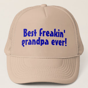 Bester Freakin Großvater überhaupt (Blau) Truckerkappe