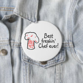 Bester Freakin Koch überhaupt Button (Beispiel)