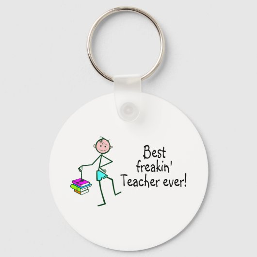 Bester Freakin-Lehrer je Schlüsselanhänger (Vorderseite)