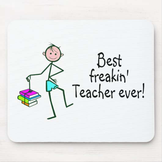 Bester Freakin Lehrer überhaupt Mousepad (Vorne)