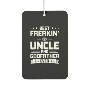 Bester Freakin Onkel und Godvater Familiengesche Autolufterfrischer