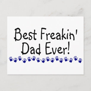 Bester Freakin Vater je Postkarte