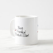Bester Freakin Zahnarzt überhaupt Kaffeetasse (Vorderseite Links)