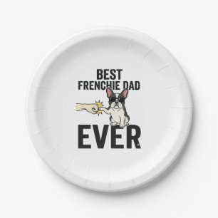 Bester Frenchie-Vater Allerzeit Lustiges Bulldog-S Pappteller