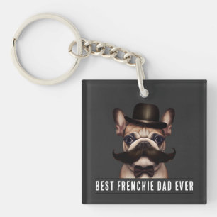 Bester Frenchie-Vater überhaupt Französische Bulld Schlüsselanhänger