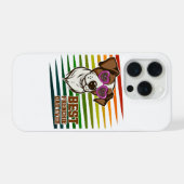 Bester Frenchie-Vater überhaupt Lustiges Hundebesi iPhone Hülle (Rückseite (Horizontal))