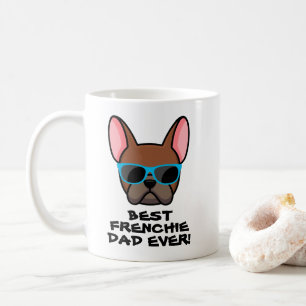 Bester Frenchie-Vater Vatertag Red Fawn Frenchie Kaffeetasse