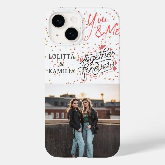 Bester Freund 4-ever Together Forever | Benutzerde Case-Mate iPhone Hülle (Rückseite)