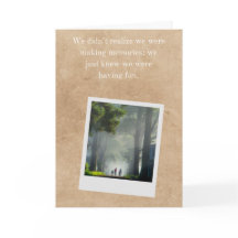 Bester Freund Abenteuer Karte Jungen Radfahren Fre