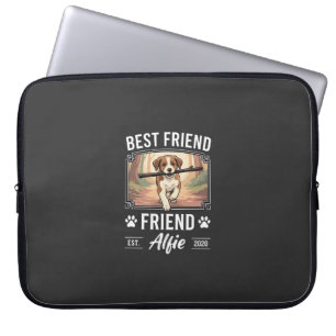 Bester Freund Alfie Hunde-Liebhaber Laptopschutzhülle
