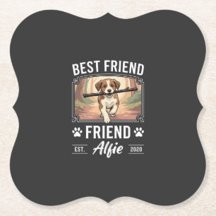 Bester Freund Alfie Hunde-Liebhaber Untersetzer