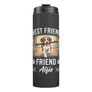Bester Freund Alfie Hundeliebhaber Thermosbecher