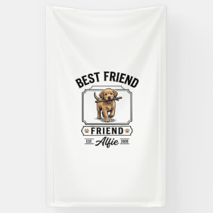 Bester Freund Alfie Vintage-Hundefreund-Design_1 Banner