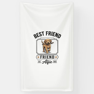 Bester Freund Alfie Vintage-Hundefreund-Design_1 Banner