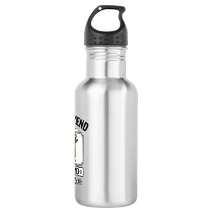 Bester Freund Alfie Vintage-Hundefreund-Design_1 Edelstahlflasche
