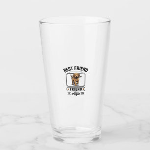 Bester Freund Alfie Vintage-Hundefreund-Design_1 Glas