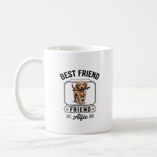 Bester Freund Alfie Vintage-Hundefreund-Design_1 Kaffeetasse