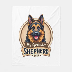 Bester Freund Aller Zeiten Mein Deutscher Schäferh Fleecedecke
