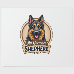 Bester Freund Aller Zeiten Mein Deutscher Schäferh Geschenkpapier